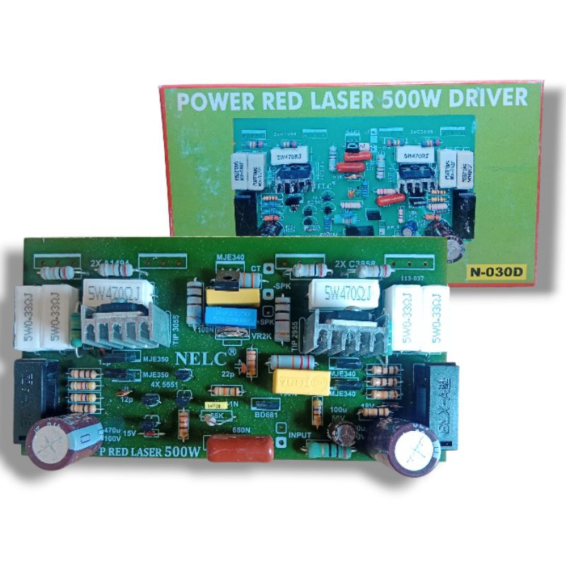 Driver KIT POWER RED LASER BLAZER 500 WATT MONO KIT AMPLIFIER AMPLIFIER