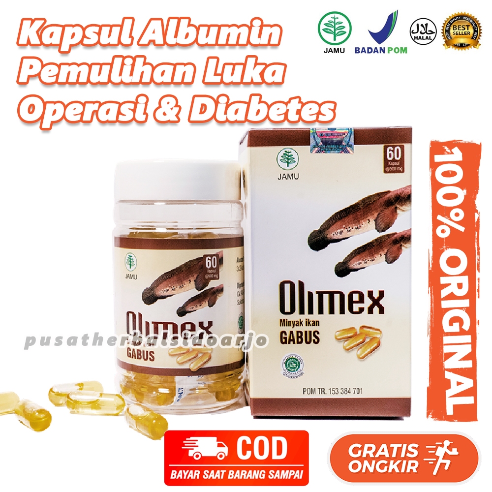 Olimex Genuine Cork Fish Oil Post Surgery Wound Herbal Medicine Helps
