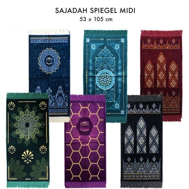 Turkish Alif Gold Spigel Midi Prayer Mat | Shopee Malaysia