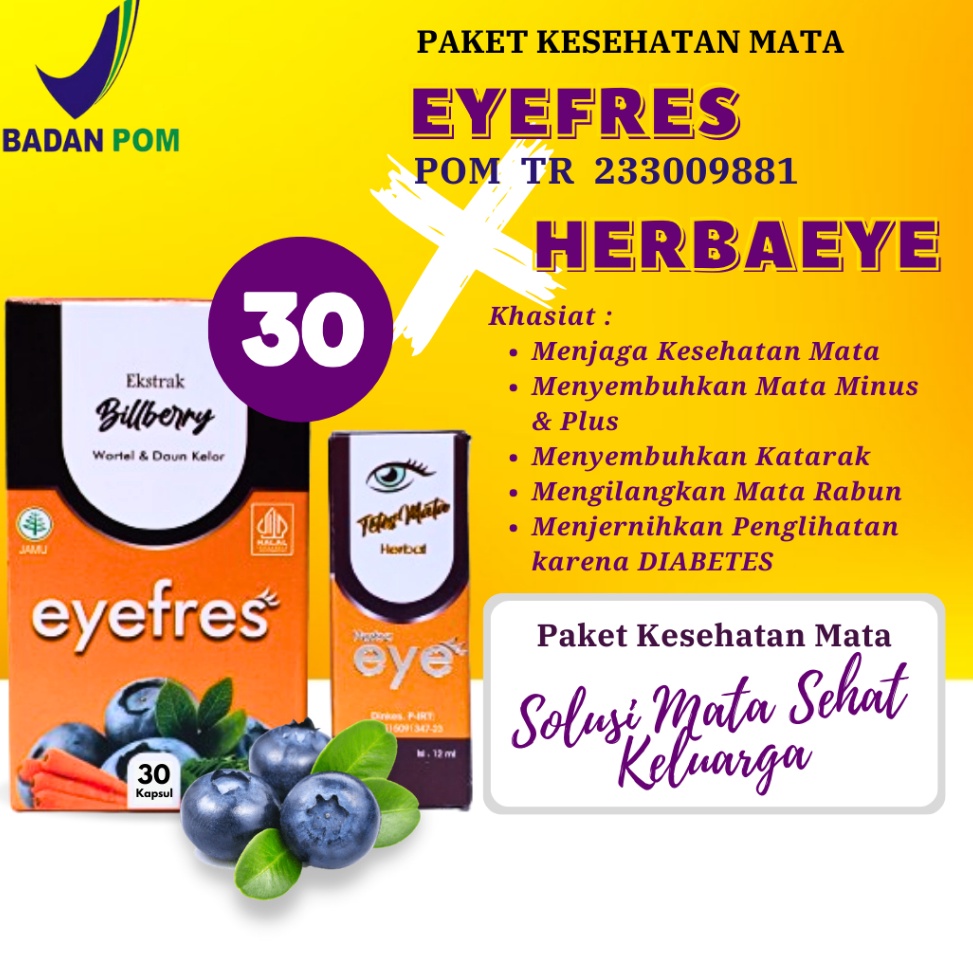 MATA Art T15R Bilberry EYEFRES Herbal EYE Drops EYE Bilberry Adawiyah ...