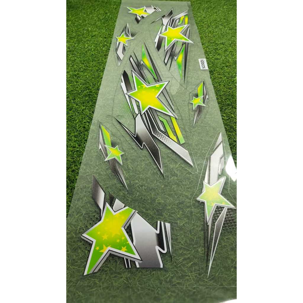 Striping Scoopy Diesel Bintang Lis Sticker Transparent All New Scopy ...