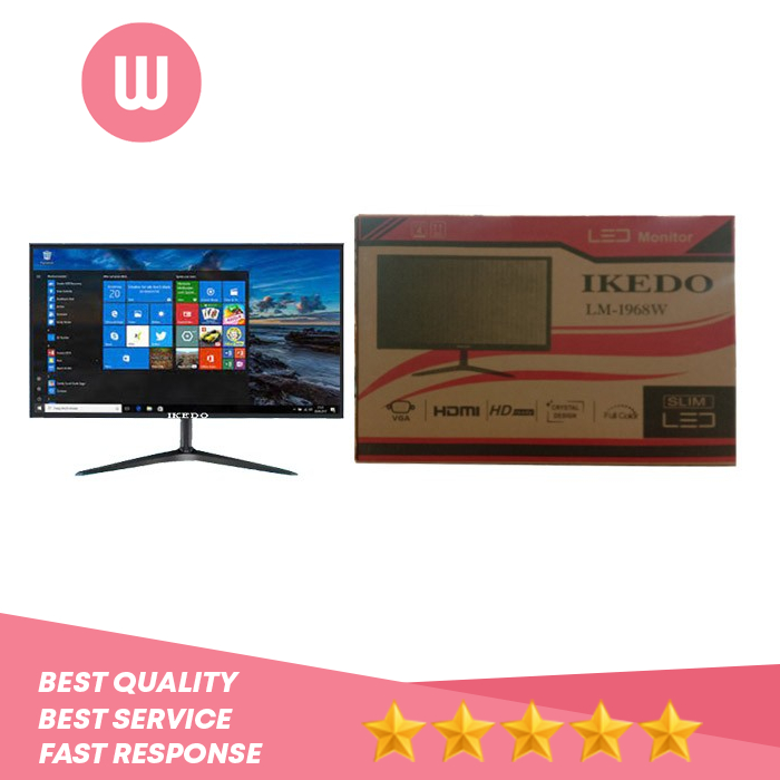 Monitor 19 INCH LED IKEDO LM-1968W-V1 FULL HD | Shopee Malaysia