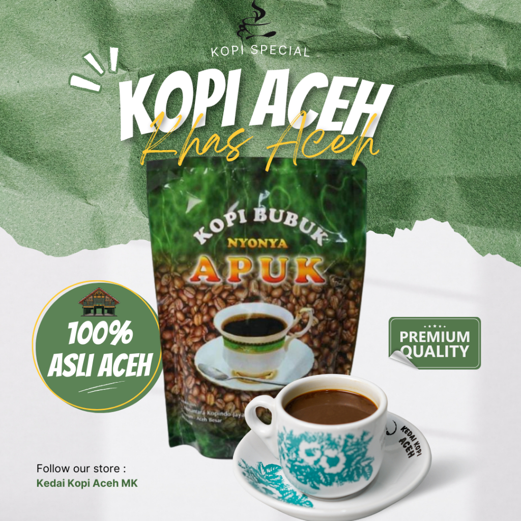 Kka - Nyonya Apuk Original Aceh Fine Robusta Coffee 500 gr - Aceh Muara ...