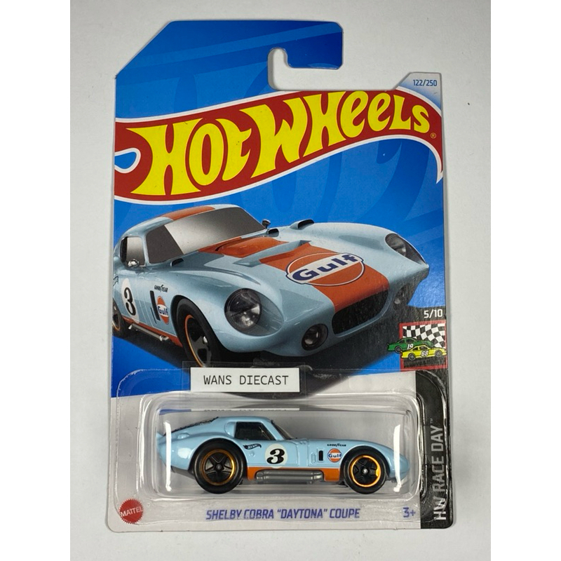 Hot Wheels Shelby Cobra Daytona Coupe Gulf Shopee Malaysia