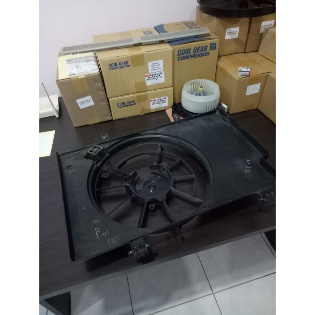 Original Ford Fiesta Ecosport Radiator Fan Motor Housing Shopee Malaysia