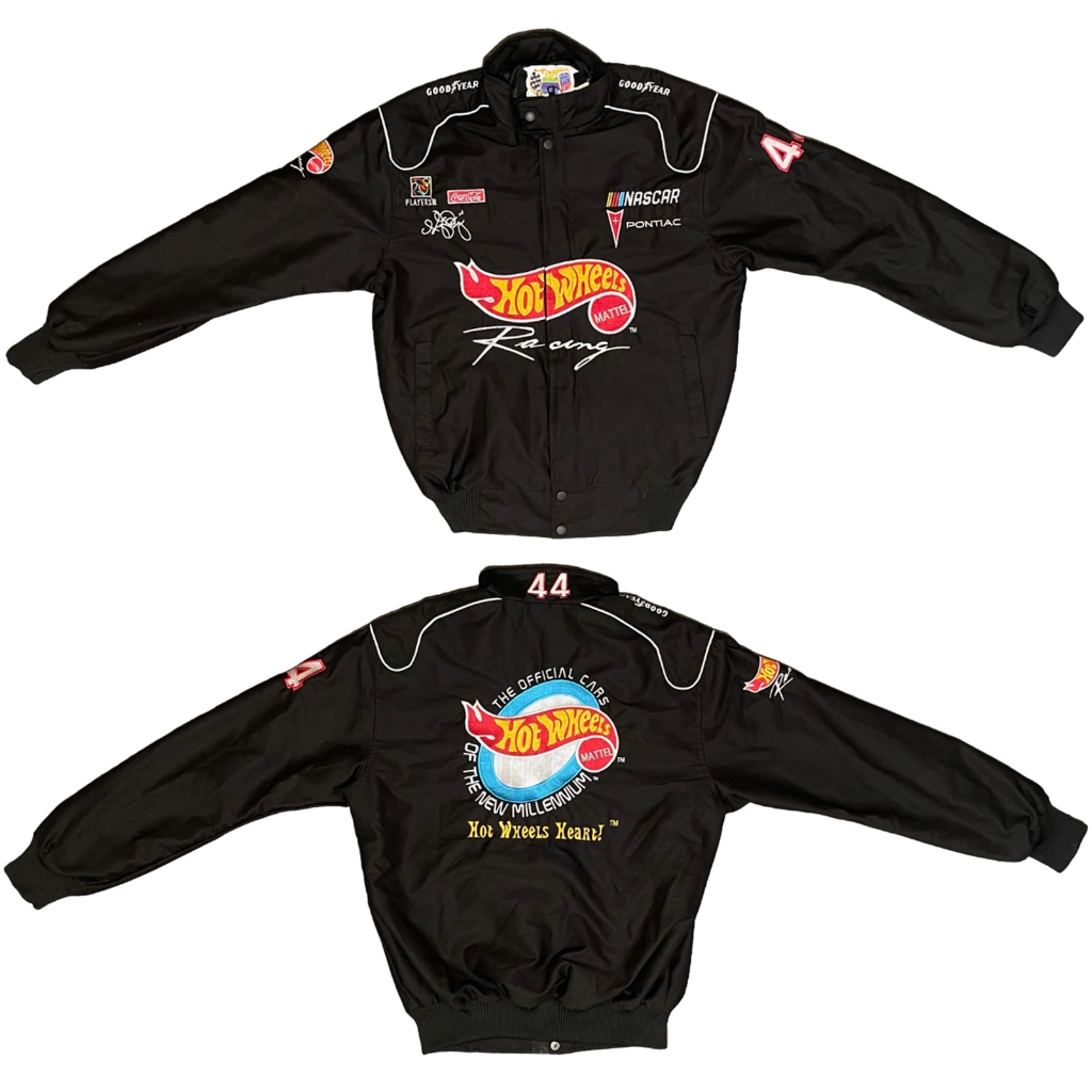 NASCAR HOT WHEELS RACING VINTAGE JACKET FULL EMBROIDERY VOL 2 | Shopee ...