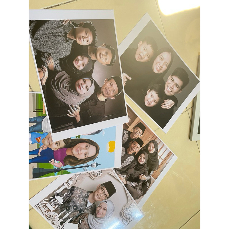 AI CARICATURE PHOTO FREE FRAME 10R/SURAT | Shopee Malaysia