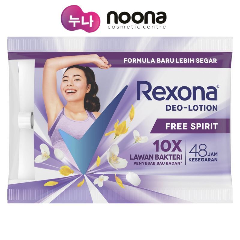Rexona DEO LOTION FREE SPIRIT 9G (SACHET) Shopee Malaysia
