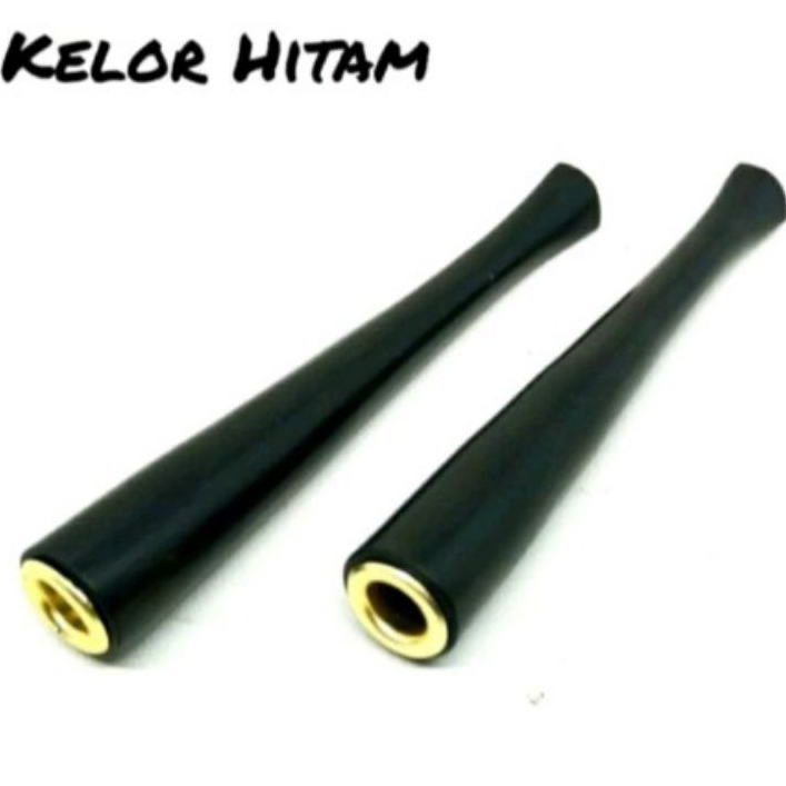 HITAM KAYU Black Moringa Wood Pipe ONCE Crafts Rare Wood Pipe Lucky ...