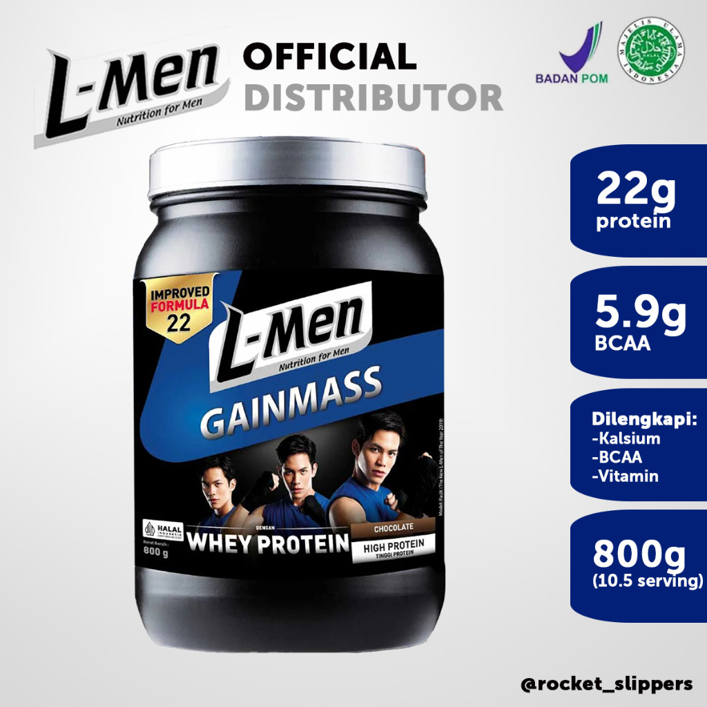 L-men Gain Mass Banana Chocolate Chocolate 500gram & 800gram - Lmen ...