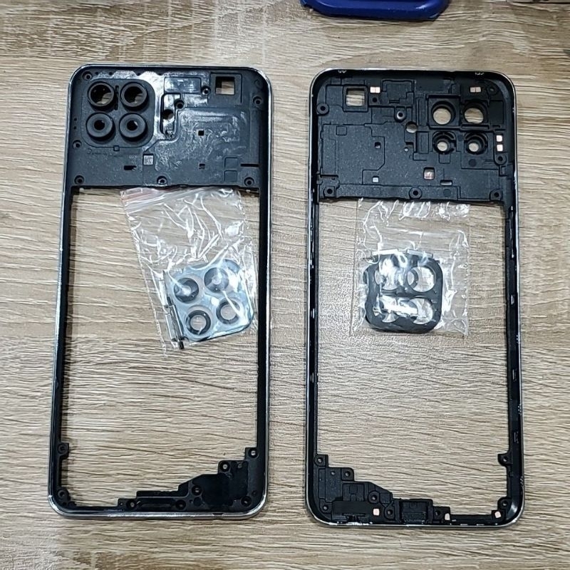 MESIN Middle FRAME Engine FRAME Cover OPPO A93 RENO 4F (SILVER ...