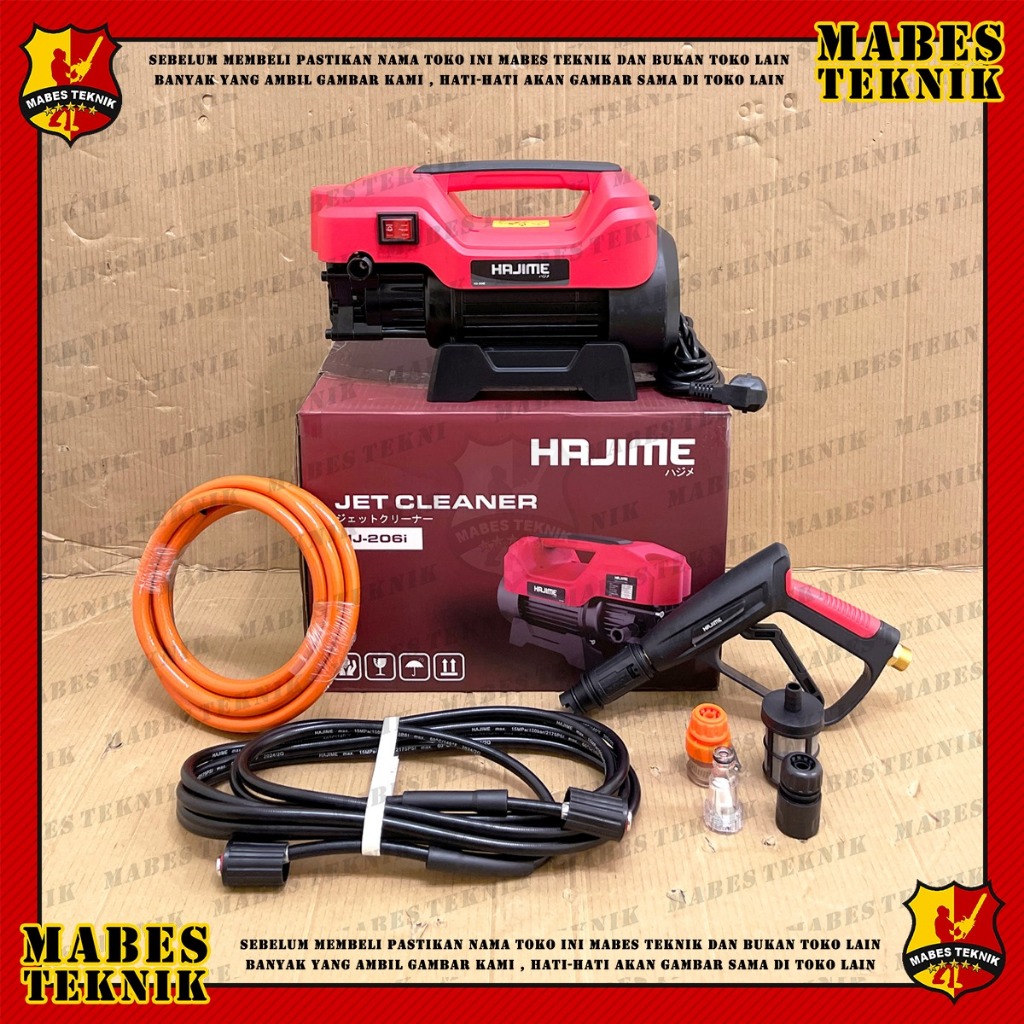 MESIN Hajime Hj206 i Car Washing Machine Motorcycle Jet Cleaner HAJIME ...