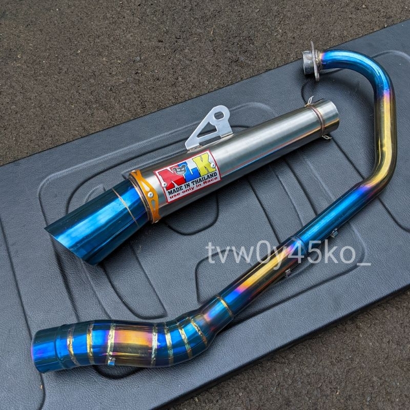 Open Spec pipe exhaust Nlk 51mm for Rusi tc 125 155 Tmx 125 155 Bajaj ...