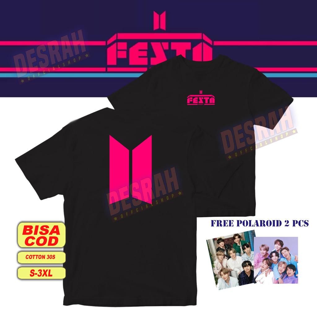 Bts korean kpop FESTA 2024 T-Shirt With PINK Screen Printing Version ...