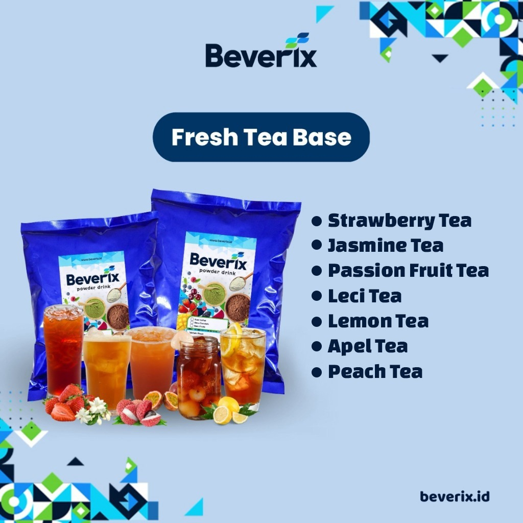Premium Jumbo Tea Drink Powder Various Flavors Lemon, Lychee, Diabetes ...