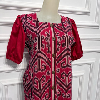 Elta Woven dress With kalimantan dayak sarawak motif, couple ...