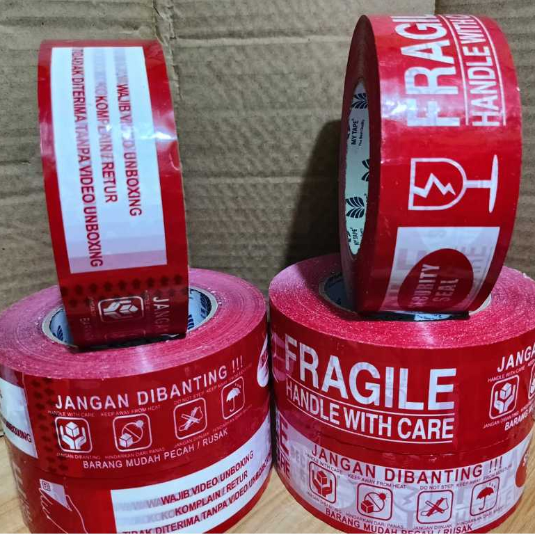 MERAH PUTIH Fragile Isolation Duct Tape Don't Slam Jumbo 200 Yards ...