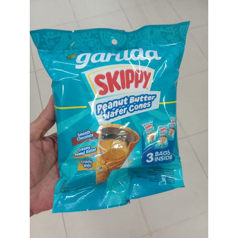 Garuda Skippy 45g peanut butter wafer cones | Shopee Malaysia