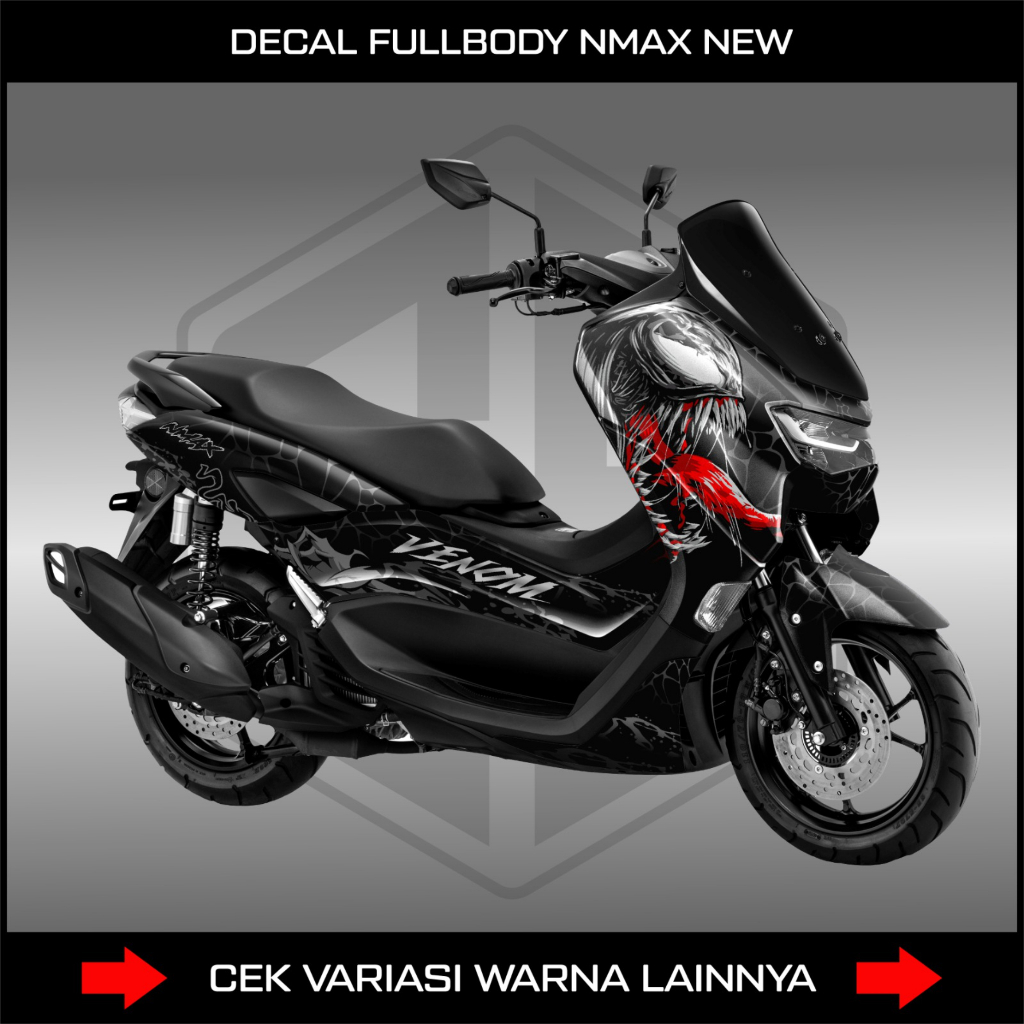 Ecal Sticker Full Body Sticker NMAX NEW 2020-2023 VENOM EDITION / DECAL ...