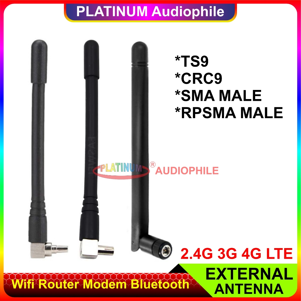 Wifi External External Antenna Modem Router Bluetooth RP SMA RPSMA TS9 ...