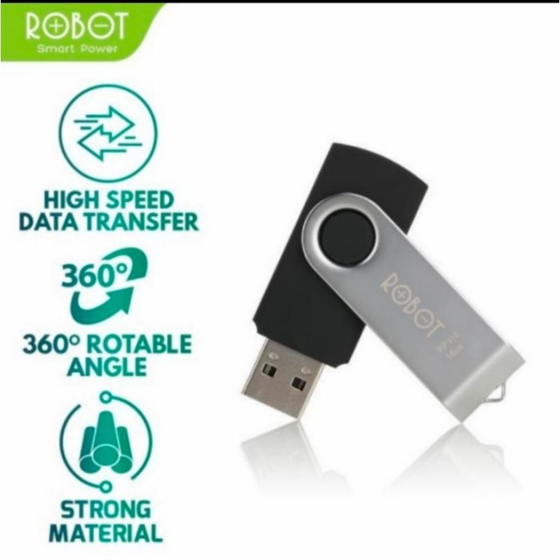 Flash DRIVE USB ROBOT RF116 16GB ORIGINAL | Shopee Malaysia