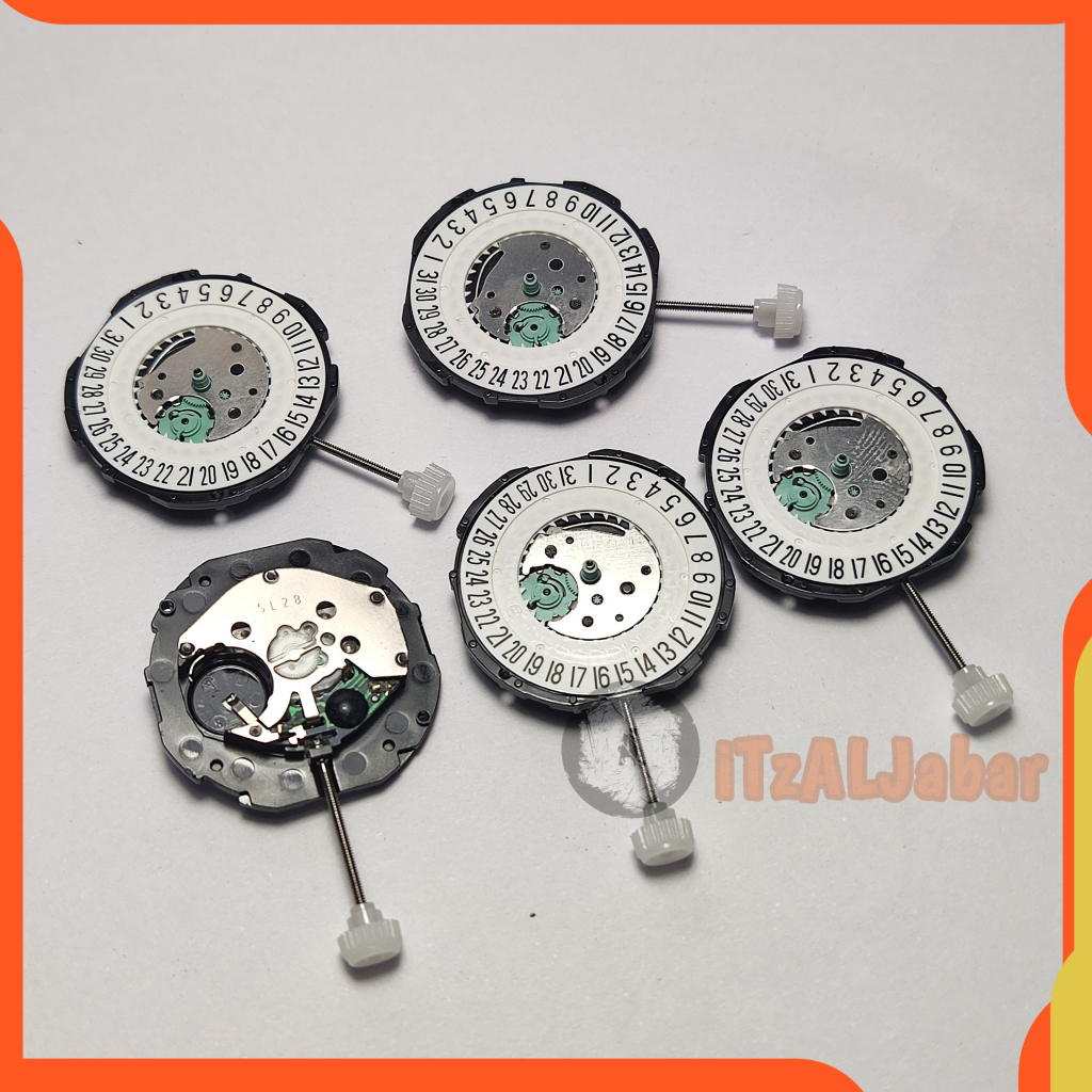 MESIN Sl28 Watch movement SL28 SL 28 movement Cal SL28 bottom date ...