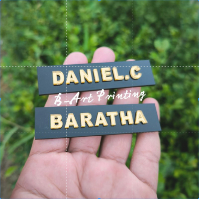 Best NAME TAG GOLD 3D NAME TAG Embossed NAME TAG 3D Chest NAME Embossed ...