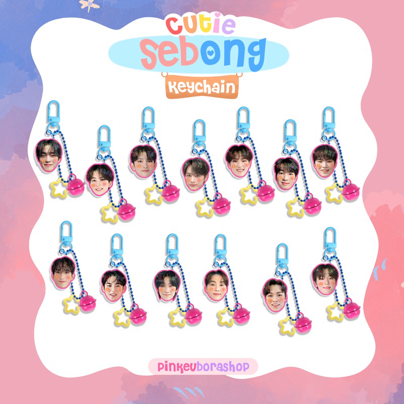 GANTUNGAN Seventeen Cutie Sebong Edition Keychain | Seventeen KEYCHAIN ...