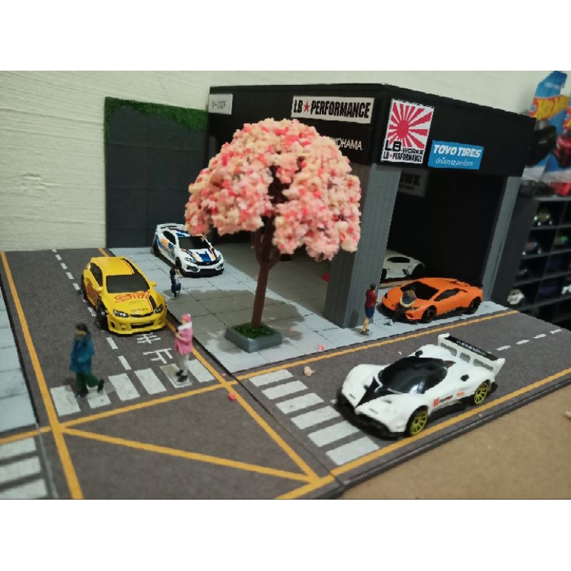 Lbwk 1:64 Workshop Diorama || Lbwk Garage Diorama for hot wheels Mini ...