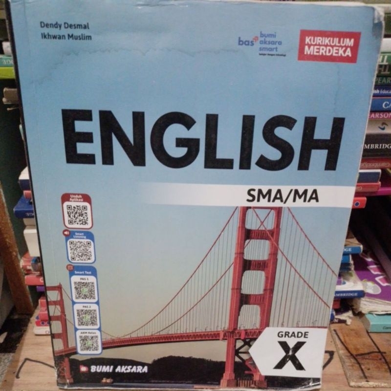 English book class 1 10 x high school merdeka curriculum shopee malaysia
