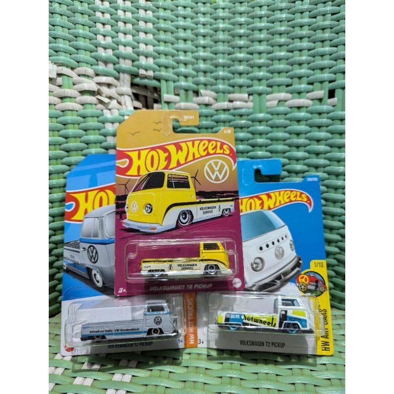 2020 Hot Wheels 52nd Anniversary Pearl and Chrome #6 Volkswagen T2 Pickup- 9 PK