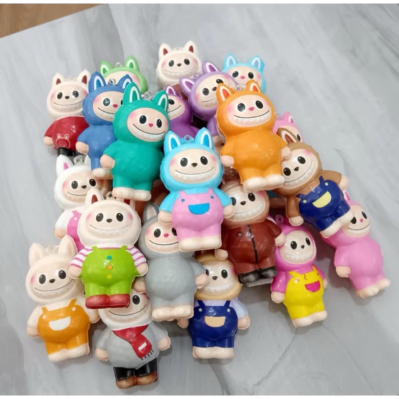 GANTUNGAN Squishy Labubu KEYCHAIN / Labubu SQUISHY KEYCHAIN / KEYCHAIN ...
