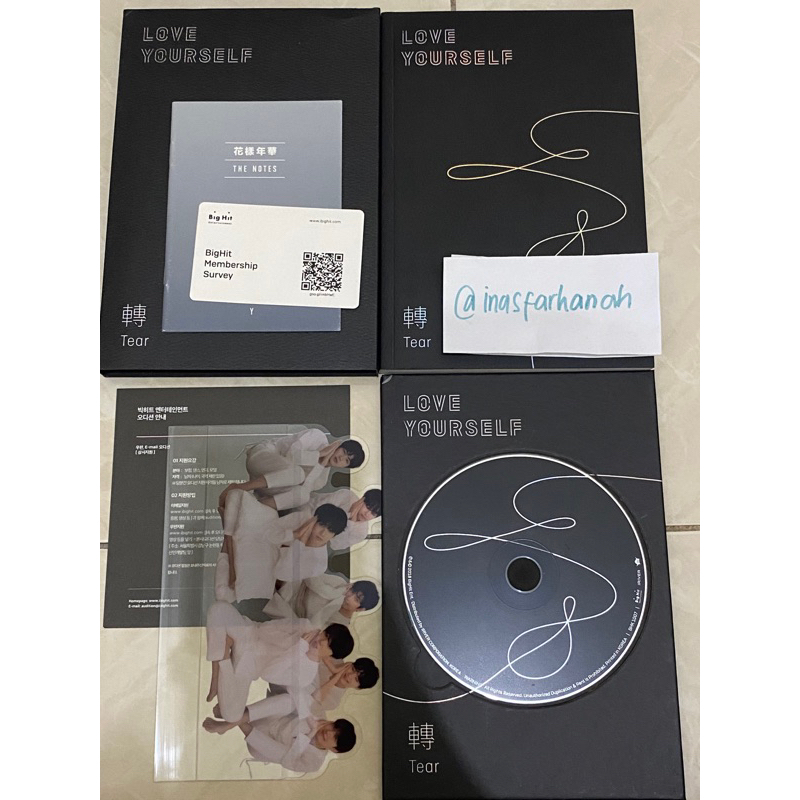 Bts Love Yourself Album Tear Y Ver Shopee Malaysia