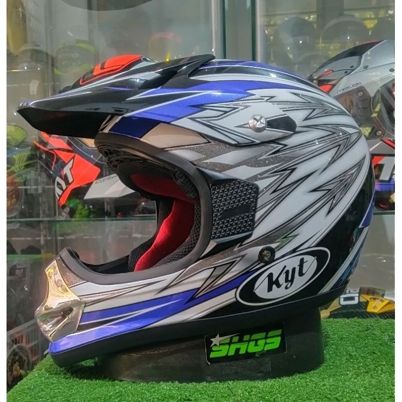 Kyt cross pro trail Helmet original kyt Shopee Malaysia