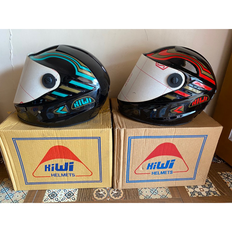 Kiwi robot full face Helmet original NOS Shopee Malaysia
