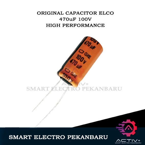 Original Capacitor ELCO 470uF 100V Capacitor 470uF 100V Electrolyte
