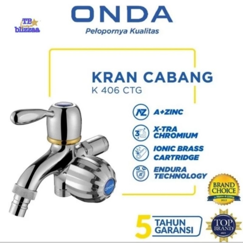 MESIN Onda K406CTG Faucet K406CTG Branch Faucet CTG Shower Faucet