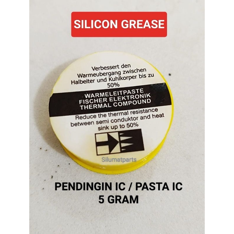 Pasta IC TRANSISTOR / SILICON GREASE / GREASE COOLING HEATSING ...