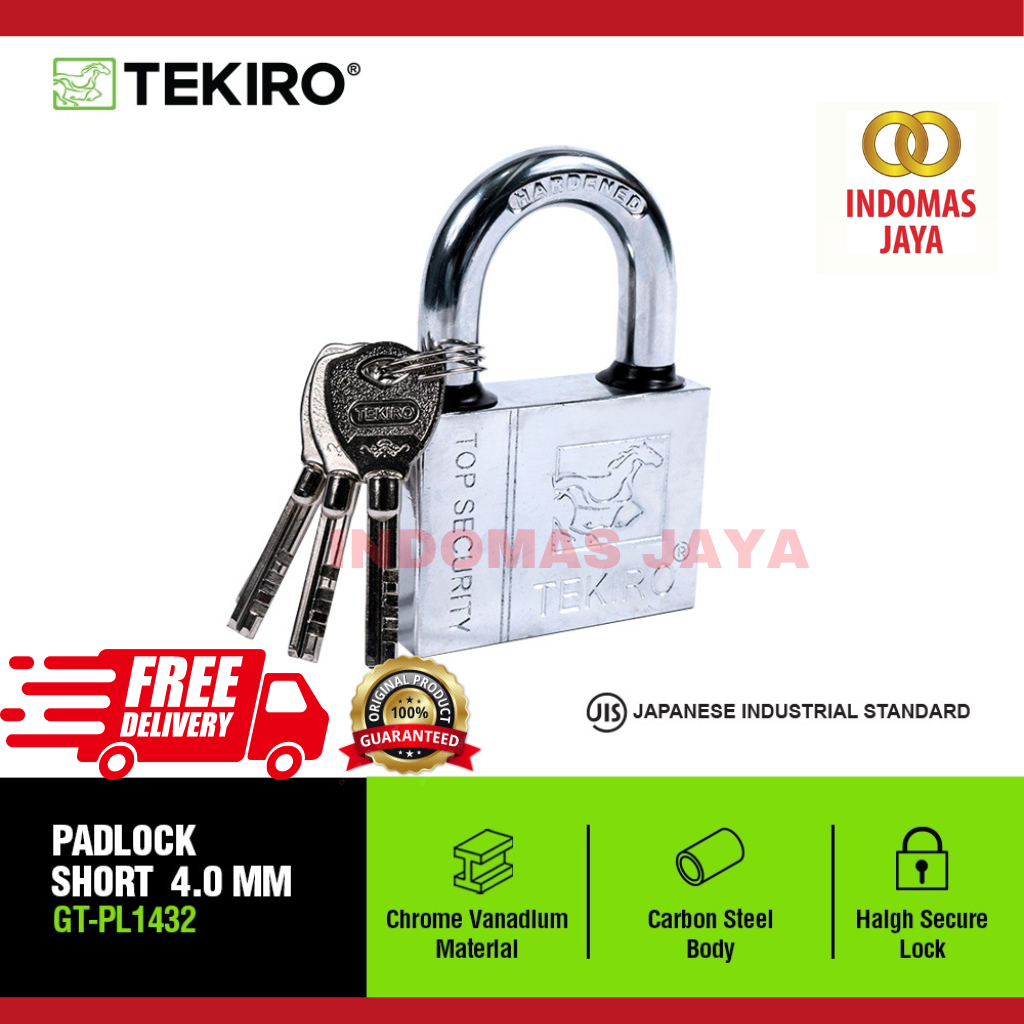 Tekiro 40MM Short Padlock/Padlock/TOOLS TEKIRO Tool Padlock Jacket