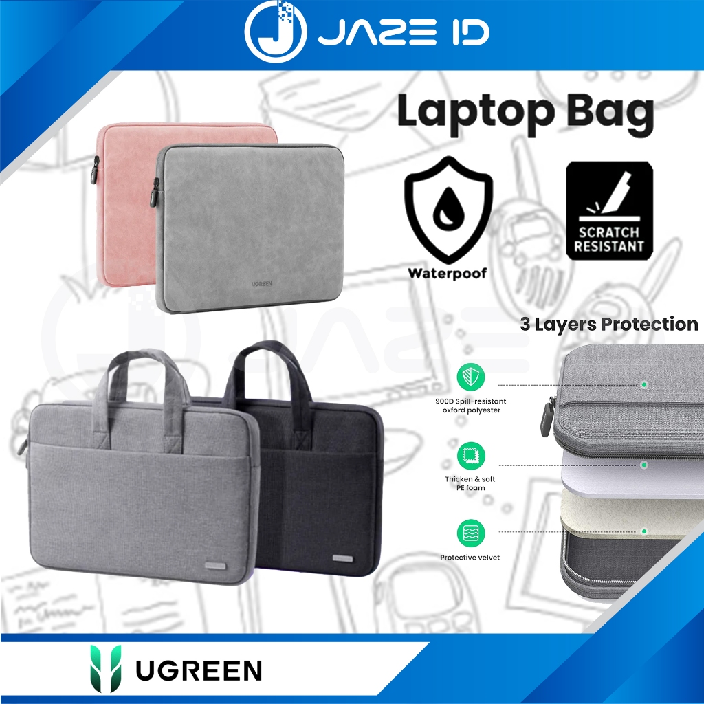 Ugreen Laptop Cover Bag Macbook Sleeve Storage Case Bag Notebook Shopee Malaysia