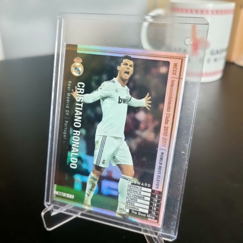 Panini Ball Card Wccf Cristiano Ronaldo Madrid | Shopee Malaysia