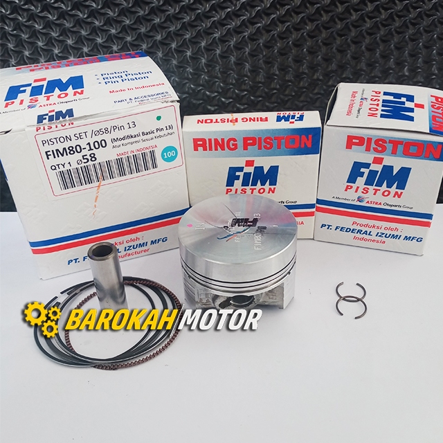 Piston KIT PISTON SET JUPITER Z CUSTOME DOME FIM Raw OS 57 57.5 58 58.5