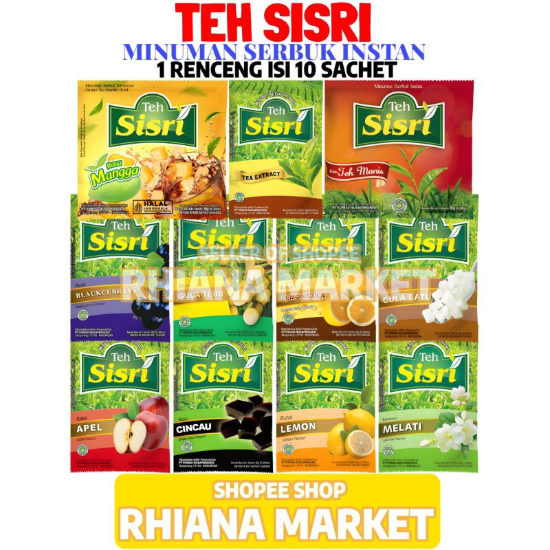 Sisri Tea Instant Powder Drink 1 Contents 10 Sachets | Shopee Malaysia