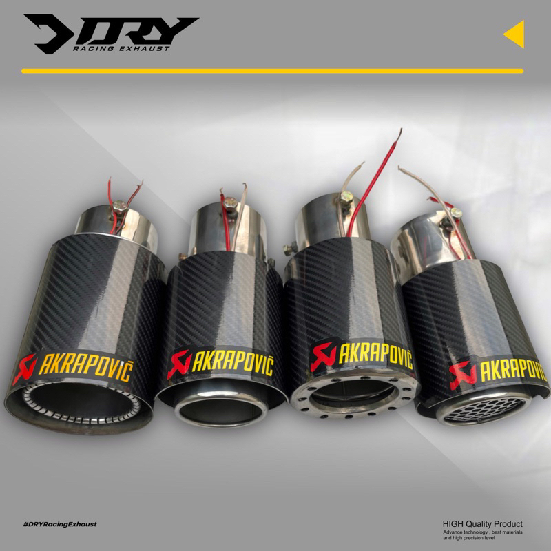 Variations Of Car Exhaust Bolts Akrapovic Carbon With Lights Shopee Malaysia