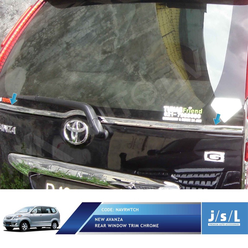Avanza / XENIA 2006 2008 2010 2011 LIST REAR WINDSHIELD REAR WINDOW ...