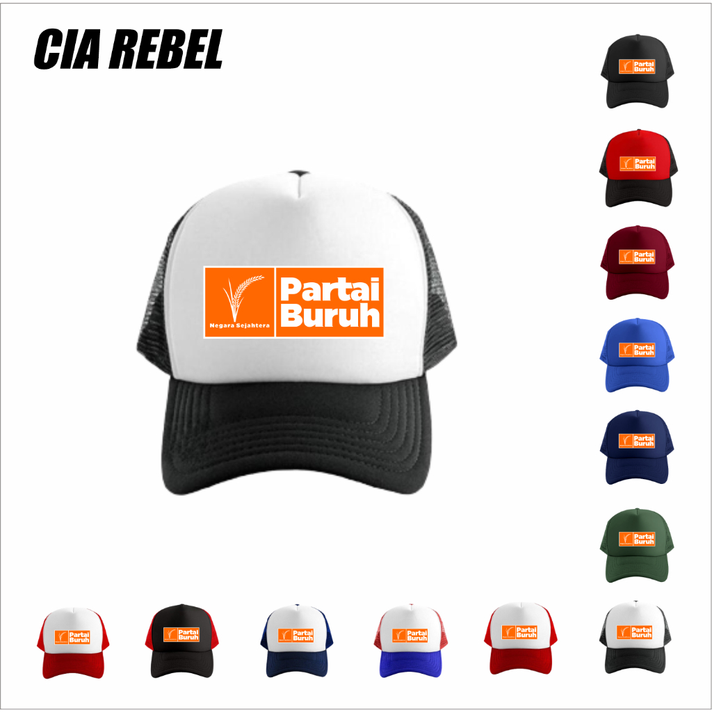 Prosperous Labor Party Trucker Net Hat Shopee Malaysia