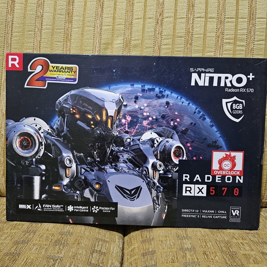 Sapphire nitro+ radeon on sale rx 570 8gb gddr5