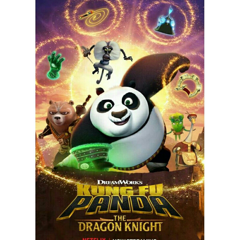 Kung Fu PANDA DRAGON KNIGHT 3 DVD (2023) 2 Discs | Shopee Malaysia