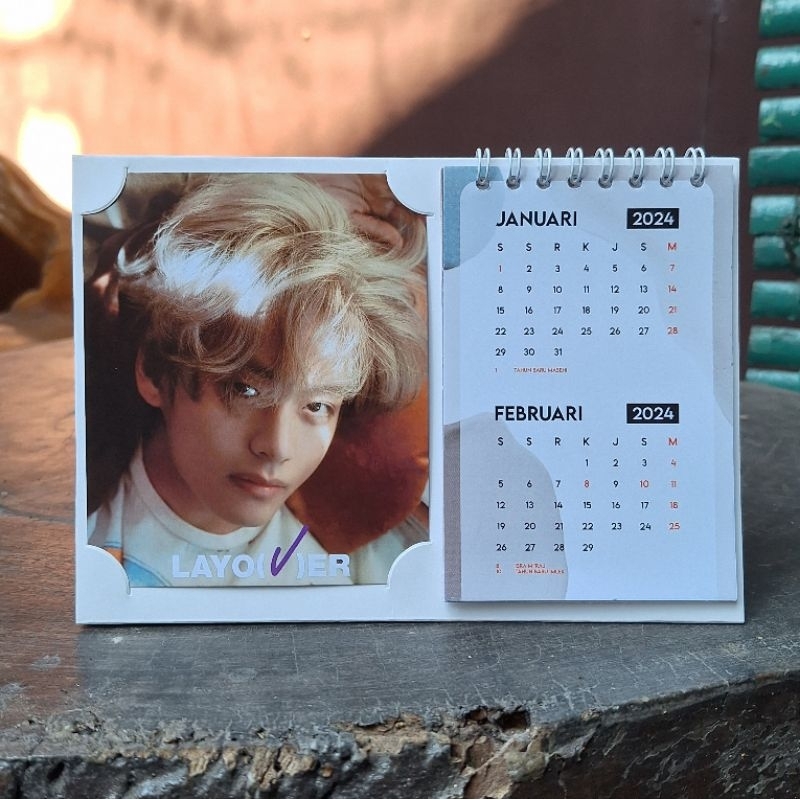 Taehyung Layover Calendar 2024 Kpop Calendar 2024 Sitting Calendar