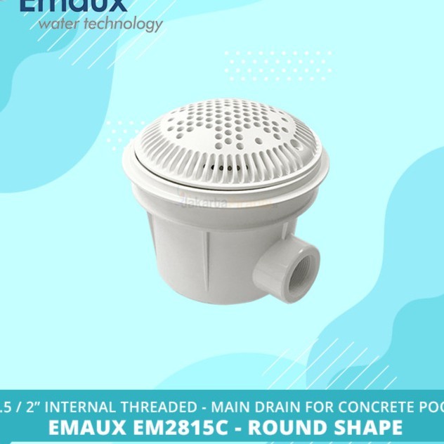 Maghrib Emaux Main Drain Fittings Swimming Pool Emaux EM2815C EM 2815 C ...